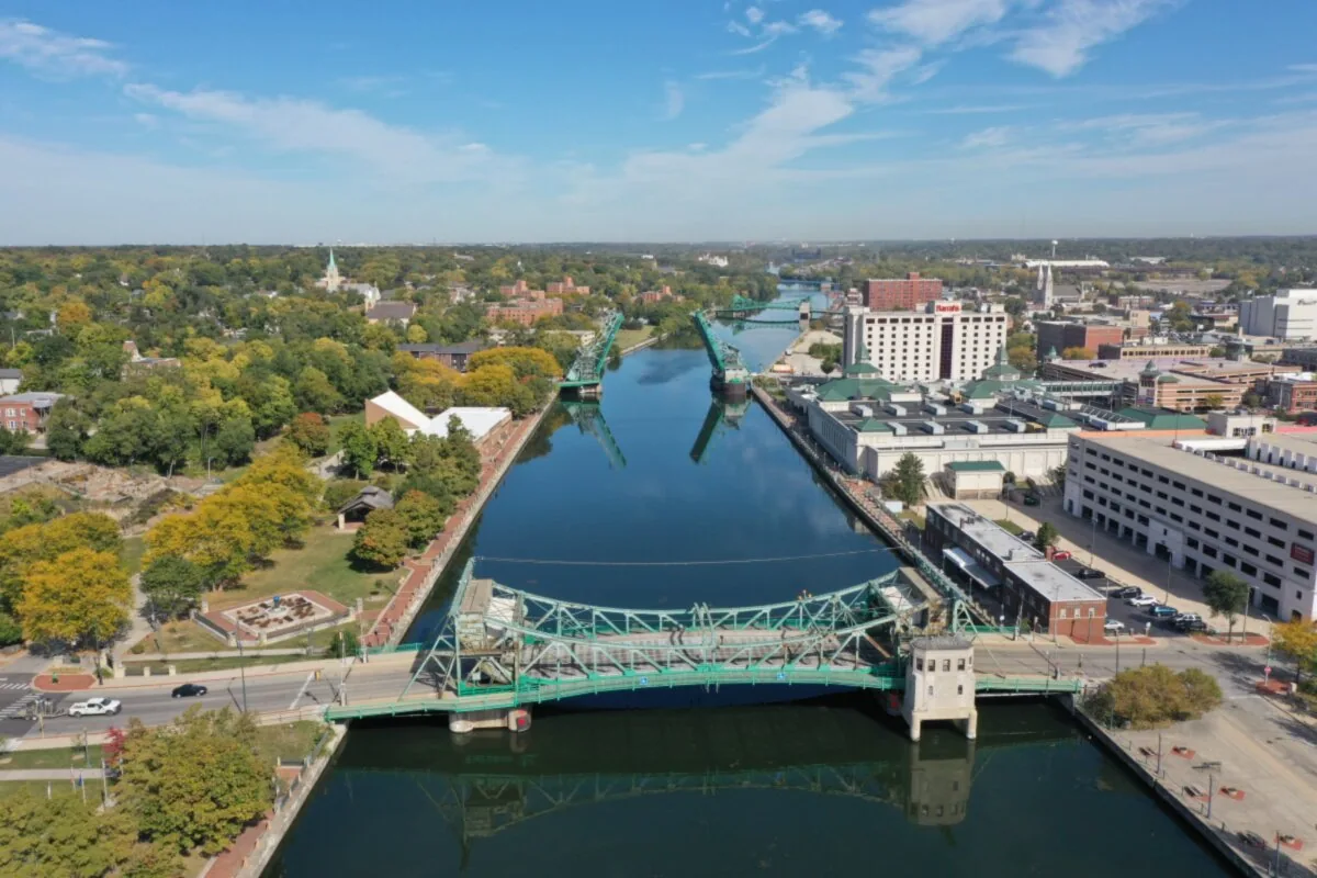 Joliet, Illinois, from above