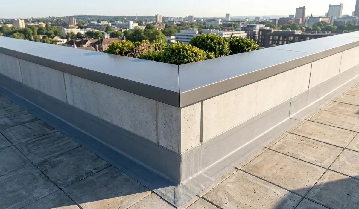 Commercial Roof Edge Metal and Gutters in Joliet, IL
